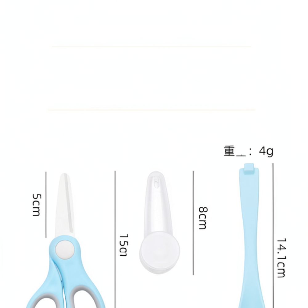 Baby Food Scissors - Tijeras para alimentos infantiles con hoja
