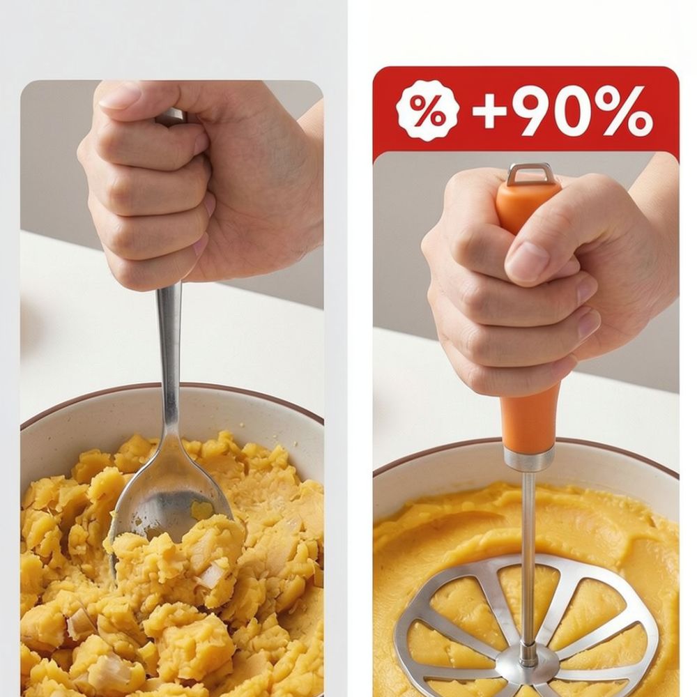 Baby Food Vegetables - Triturador de patatas de acero inoxidable