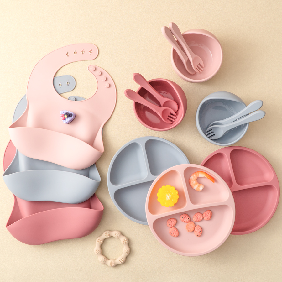 Juego de alimentación de silic - Baby Food Menu reseña y precio