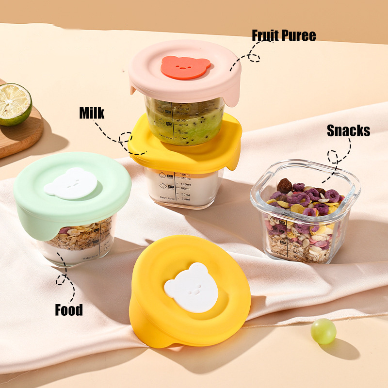 Frascos de almacenamiento de a - Baby Food Jars With Lids reseña y precio